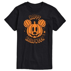 Men's - Disney - Mickey Pumpkin Short Sleeve Graphic T-Shirt - 1 of 4