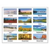 Landscape Monthly Wall Calendar, Landscapes Photography, 12 x 12, White/Multicolor Sheets, 12-Month (Jan to Dec): 2025 - 3 of 4