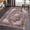 Runner Rug – Washable Boho Carpet with Rubber Backing, Low Pile, Stain Resistant for Bedroom, Entryway, Hallway, Kitchen - 3 of 4