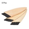 Unique Bargains Portable Household Horsehair Shoes Cleaning Brush with Wood Handle 5 Pcs - 3 of 4