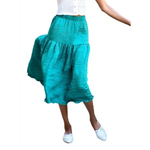 Women's Oz Tiered Midi Skirt - current air - 1 of 4
