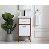 Elegant Lighting 18 inch bathroom vanity in matte white - 2 of 4