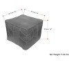 NicBex Modern Pouf Ottoman, Multifunctional Footstool for Living Room and Bedroom, Simple and Stylish Design - 4 of 4