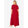Jessica London Women's Plus Size Stretch Knit Sweetheart Maxi Dress - 3 of 4