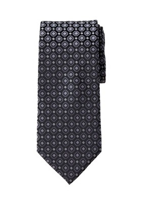 KingSize Men's KS Signature Collection Extra Long Classic Geo Tie