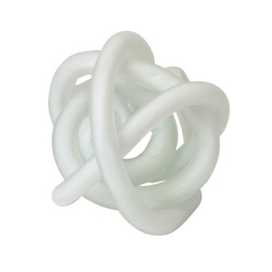 Beachcombers Glass Frosted Knot White - 1 of 4