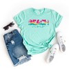 Simply Sage Market Women's Beach Vibes Colorful Palm Trees Short Sleeve Graphic Tee - 3 of 3