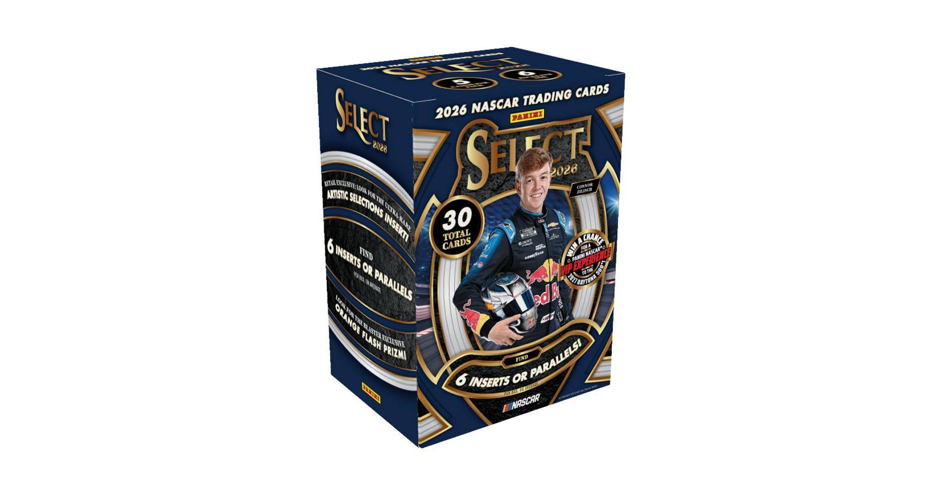 2026 Panini Select Nascar Trading Card Blaster Box