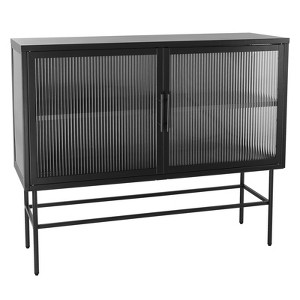 NicBex Sideboard Cabinet with 2 Glass Doors Modern Console Table with Adjustable Shelves and Feet Anti-Tip for Kitchen,Living Room - 1 of 4