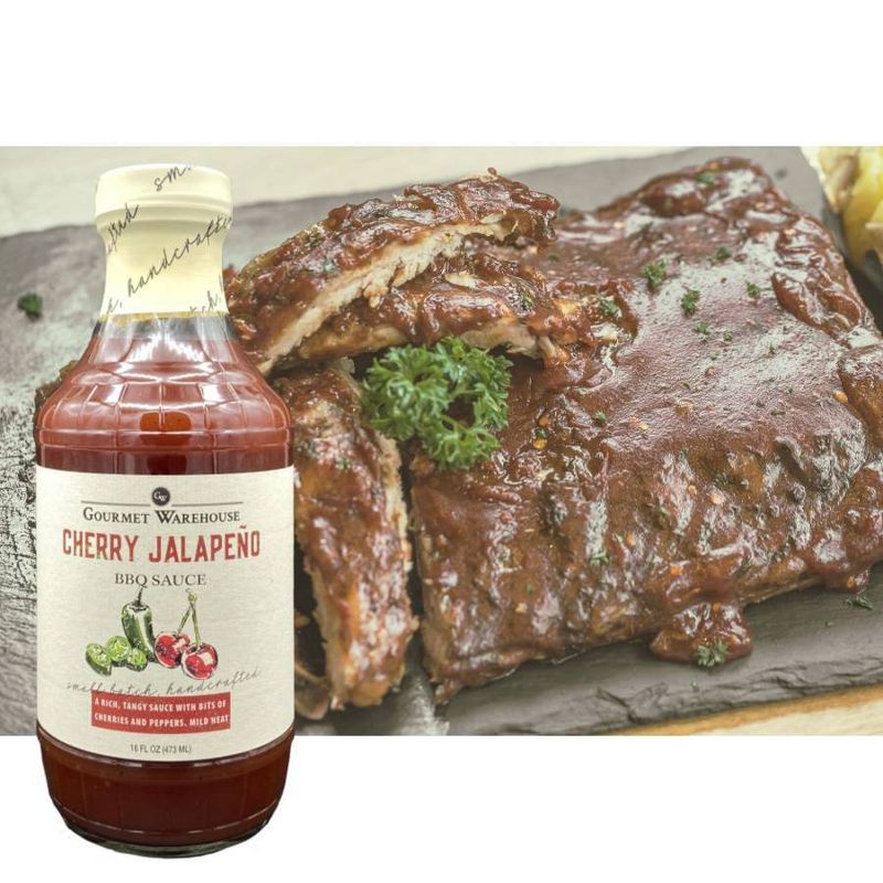 Gourmet Warehouse Cherry Jalapeno BBQ Sauce - 16oz, 3 of 5