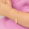Girls' Oval ID Bracelet 14k Gold - In Season Jewelry - 3 of 4