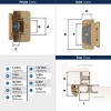 Amerock Double Demountable Hinges for Cabinet Doors with 1/2 Inch Overlay – Set of 2 - 3 of 4