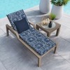 Honeycomb Outdoor Chaise Lounge Cushion - 2 of 4