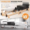 PAETA Pilates Reformer, Wooden Foldable Pilates Reformer Machine for Home and Studio, Pilates Machine Equipment with Sitting Box, Jump Board and Mat - 4 of 4