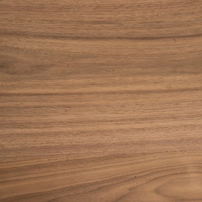 Contemporary Black and Brown Home Office Desk with Drawer