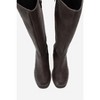 Carm - Brown Nubuck Platform Mid Calf Boot (Women) brown nubuck 5.5 Forever & Always Shoes US - 3 of 4