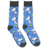 Peanuts Socks Men's Snoopy, Woodstock, and Charlie Brown 2 Pair Adult Crew Socks - 4 of 4