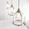Quorum Lighting Banded Dome 1 - Light Pendant in  Satin Nickel - 3 of 3