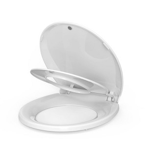 CuisinSmart Toilet Seat with Built-In Potty Training Seat, Toilet Seat with Toddler Seat, Magnetic Kids Toilet Seat - 1 of 4