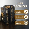 4E's Novelty Resin Spellbook Prop - 5” Hocus Pocus Book of Spells for Centerpiece Halloween Table Decor, Small Hocus Pocus Spell Book for Mantle - 4 of 4