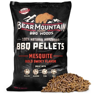 Bear Mountain BBQ 100% Natural Hardwood Pellets for Smokers and Outdoor Grills - 1 of 4