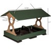 JCS Wildlife Large Fly Thru Bird Feeder- Mounting Pole Bundles Available - 3 of 4