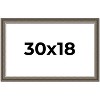 PosterPalooza | Weathered Black Picture Frame - UV Acrylic, Backing Board, Hanging Hardware Included - 2 of 4