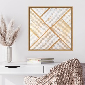 Amanti Art Goldenrod Corduroy I by Vanna Lam Framed Wall Art Print - 1 of 4