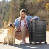 FURNIinspire Luggage Expandable Hardside Suitcase Carry On Luggage Checked Luggage, 24 Inch Rolling Luggage With TSA Lock, Black, 10.5"*15.5"*25" - 2 of 4