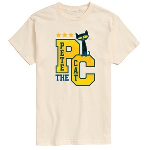 Men's - Pete the Cat - Collegiate Short Sleeve Graphic T-Shirt - 1 of 4