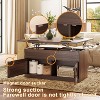 WOWLIVE Lift Top Coffee Table with Storage for Living Room, Hidden Compartment, CT018 - 4 of 4