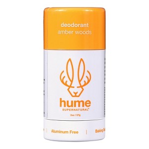 Hume Supernatural Deodorant Amber Woods Stick - 2 oz - 1 of 3
