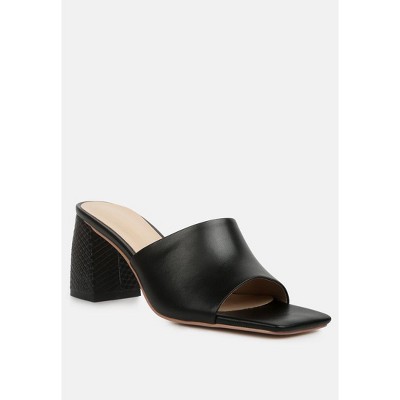 Audriana Textured Block Heel Women Sandals