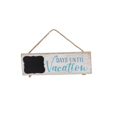 Beachcombers Chalkboard Vacation Sign Wall Coastal Plaque Sign Wall Hanging Decor Decoration For The Beach 10 x 0.5 x 3 Inches.