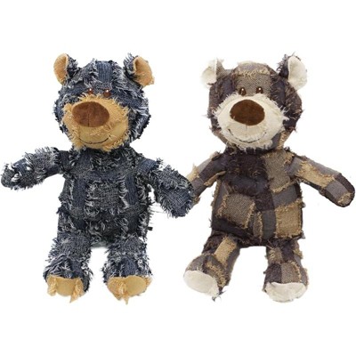 ZippyPaws Dog Companion for Heavy Chewers- Indestructible Robust Bear Dog Toy, Resistant Squeaky Dog Toys for Heavy Chewers  (A-Navy)