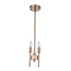 Craftmade Lighting 2 - Light Pendant in  Satin Brass - 3 of 4