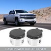 Unique Bargains Dash Power Outlet Cover Set for Chevrolet Silverado 2007-2013 20983936 2 Pcs - 2 of 4