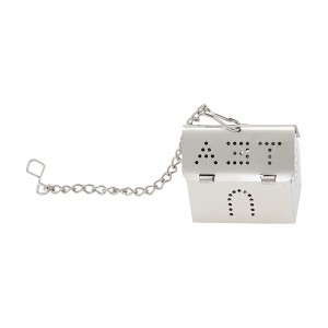 Unique Bargains Tea Infuser Tea Egg Design Infuser Traditional Style Hand Wash Stainless Steel Silver Tone 1Pcs - 1 of 4