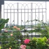 2 Pack Metal Garden Trellis 71" x 17.7" Rustproof Trellis for Climbing Plants Outdoor Flower Support Brown - 2 of 4