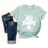 Simply Sage Market S.W.Smiley All Smiles Smiley Face Short Sleeve Tee - 3 of 4