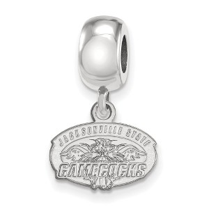 Black Bow Jewelry Sterling Silver Jacksonville State Gamecocks NCAA Bead Charm - 1 of 4