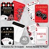 Big Dot of Happiness Las Vegas - 4 Casino Party Games - 10 Cards Each - Gamerific Bundle - 2 of 4