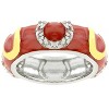 Slickblue Eye-Catching 1 ct. Western Enamel Horseshoe Ring, Avilable in Sizes 7 to 10 - 2 of 4