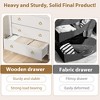 3 Dresser for Bedroom, 29" Tall Dresser, Modern Tall Drawer Dresser with Storage, Wooden Closet Dressers Chest of Drawers, White - 3 of 4
