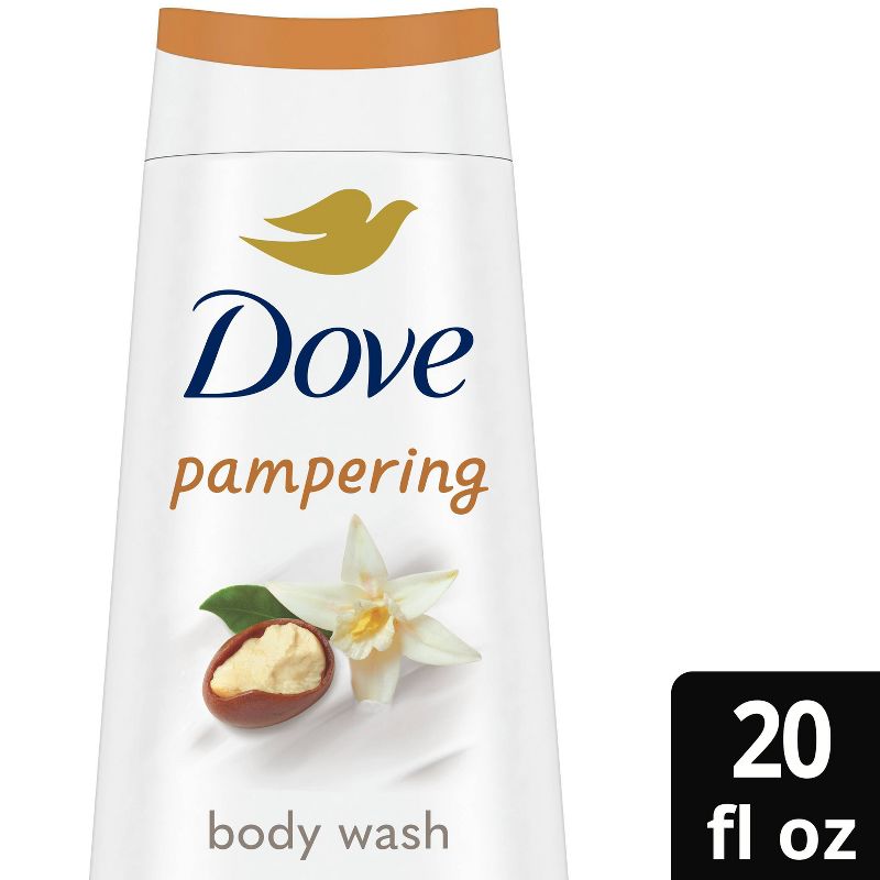 Dove Pampering Body Wash - Shea Butter &#38; Vanilla - 20 fl oz, 1 of 11