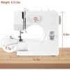SKONYON 12-Stitch Compact Portable Sewing Machine with Protective Cover - 2 of 3