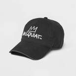 Men's Jean-Michel Basquiat Dad Baseball Hat - Black