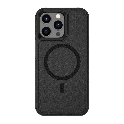 SaharaCase Armor MagSafe Phone Case for iPhone 15 Pro Max Shock Absorbing Black (CP00482)