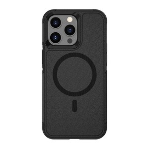 SaharaCase Armor MagSafe Phone Case for iPhone 15 Pro Max Shock Absorbing Black (CP00482) - 1 of 4