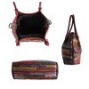 AmeriLeather Everly Rainbow Handbag – Printed Top Grain Leather, Pewter Hardware, Dual Handles, 17.5" Tote with Bonus Coin Purse - 4 of 4